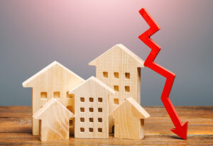property prices falling